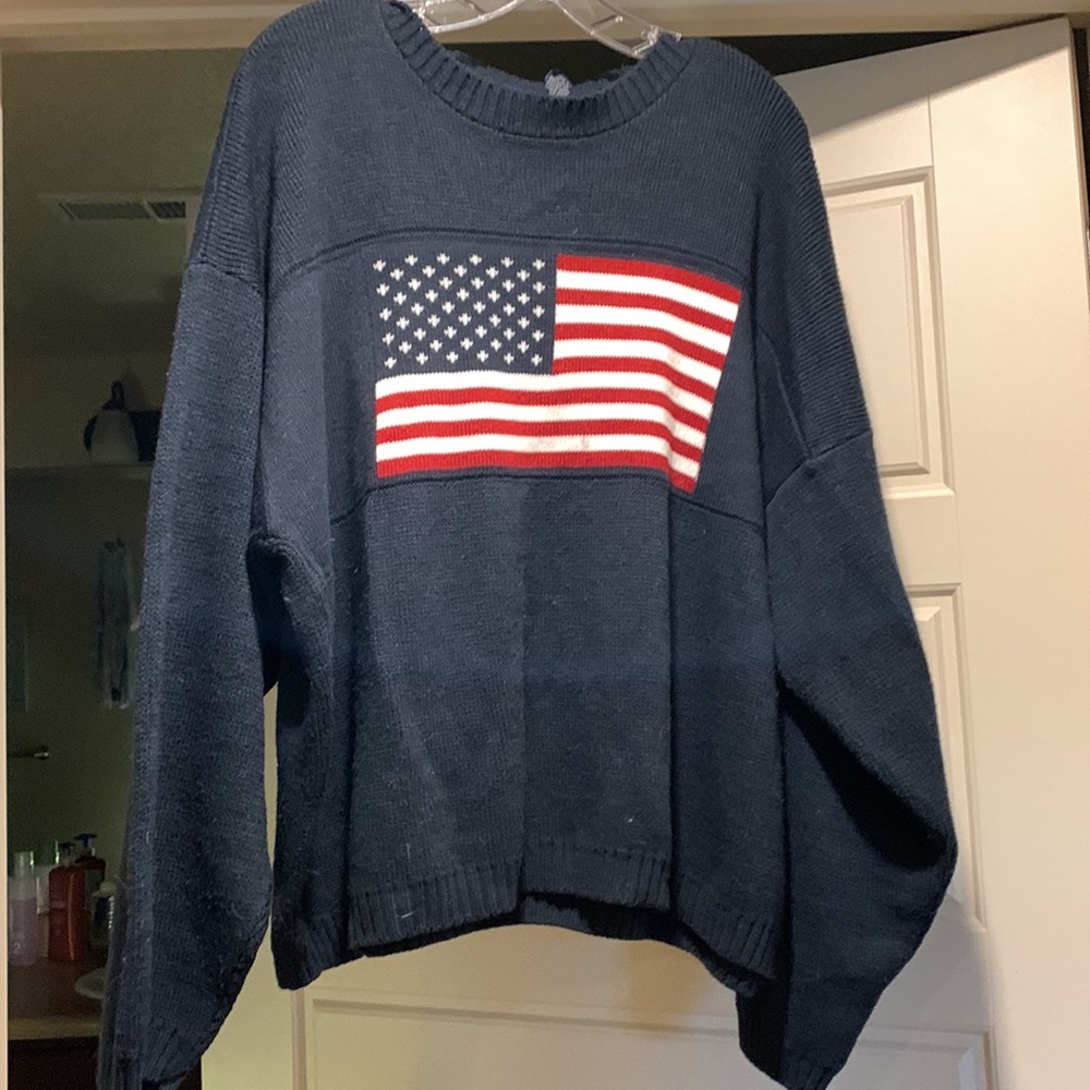 American Flag sweater